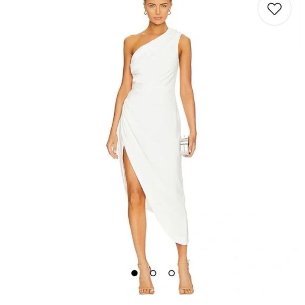 Elliatt Bobbie Satin One-Shoulder Cocktail Dress | XS